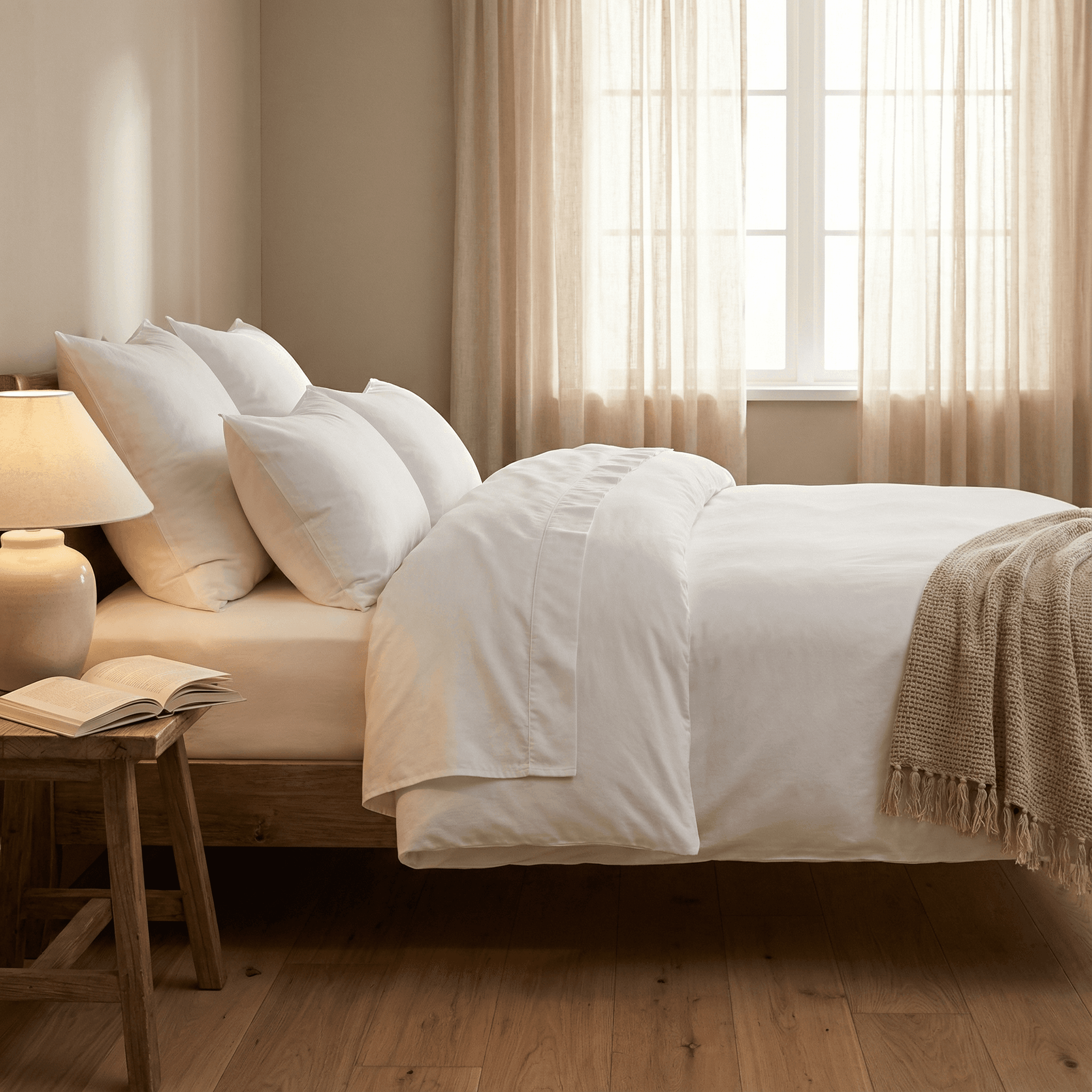 Peaceful Clean Bedroom